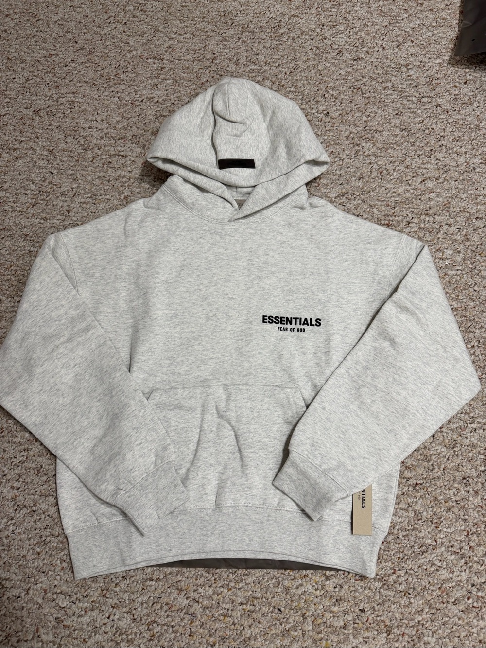 Essentials Gray Hoodie size M